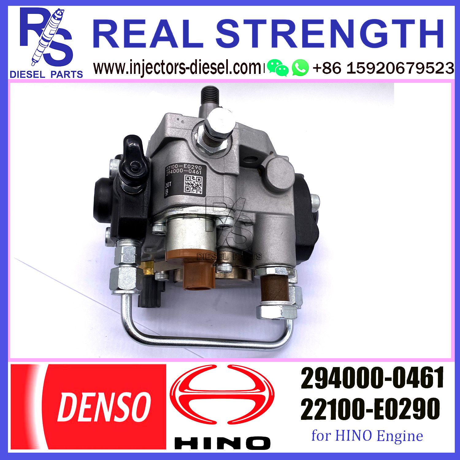 DENSO 294000-0461 Diesel Engine Fuel HP3 pump 294000-0461 22100-E0290 22730-1351 FUEL PUMP ASSY for HINO