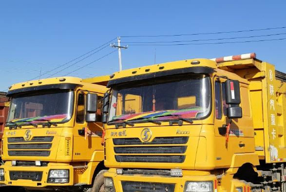 Shacman F3000 Second Hand Drive Tipper Truck 6*4 Cummins Engine 345hp