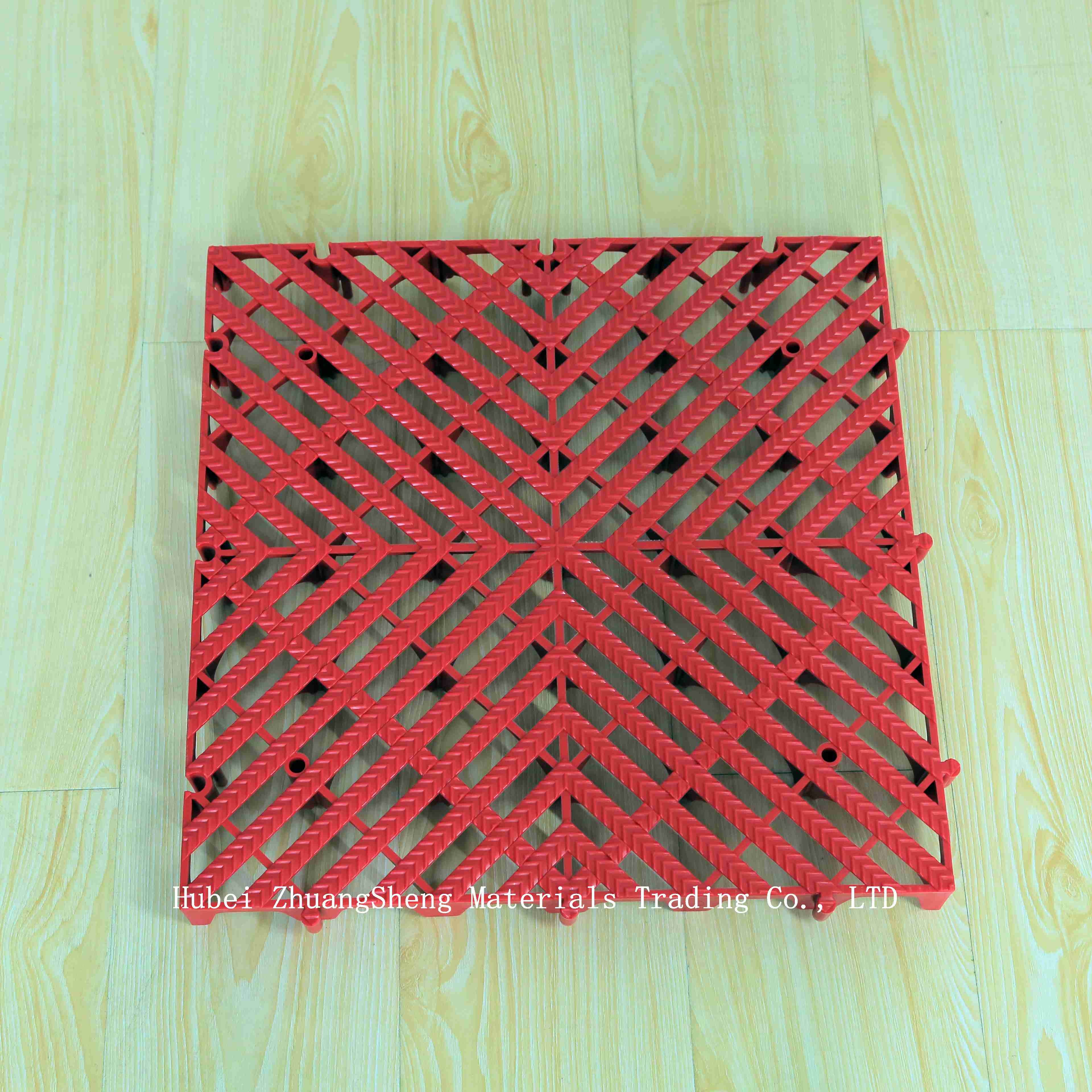 3.9mm Plastic Permeable Floor / Car Wash Grille Floor / Corrugated Plastic Floor Protection Sheets Board