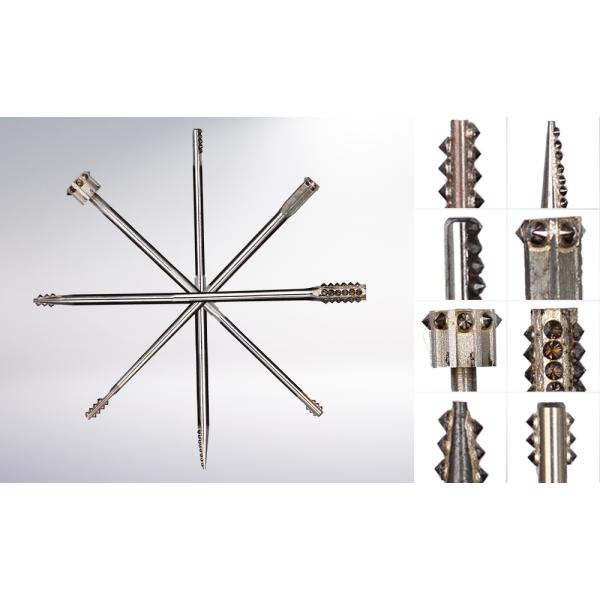 Ss304 Shank 48 Pieces Natural Diamond Mace Points