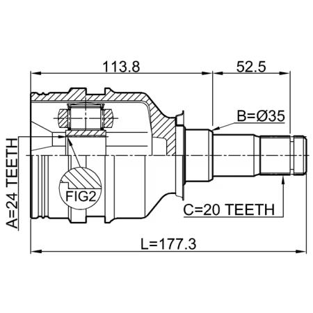 KAWA LH Axle Drive Shaft Cv Joint Kit Steel OEM 68004081AA Compatible With 2007 2011 JEEP WRANGLER JK MODEL