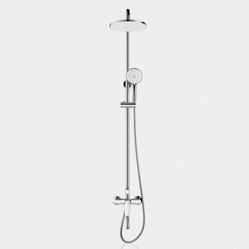 Brass Bathroom Hand Shower Set With Slide Bar 3 Function