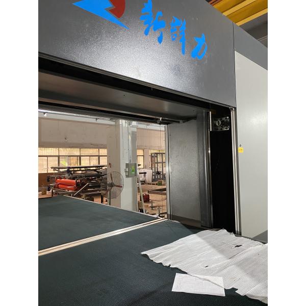 CAD Software Sofa Sponge 10Kw Steel CNC Foam Cutting Machine