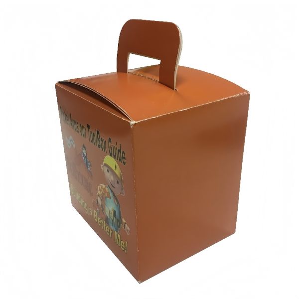 Customized Cute Window Toy Box Portable And Printable Toy Packaging Box