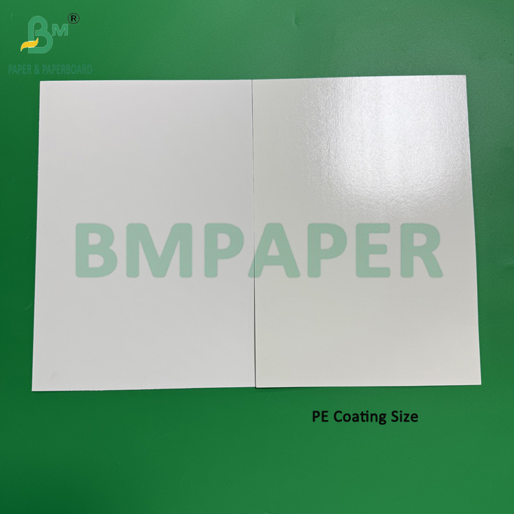 Frozen Food Paper 275gsm White Paperboard With 15g Moisture-Proof PE Gloss Coating