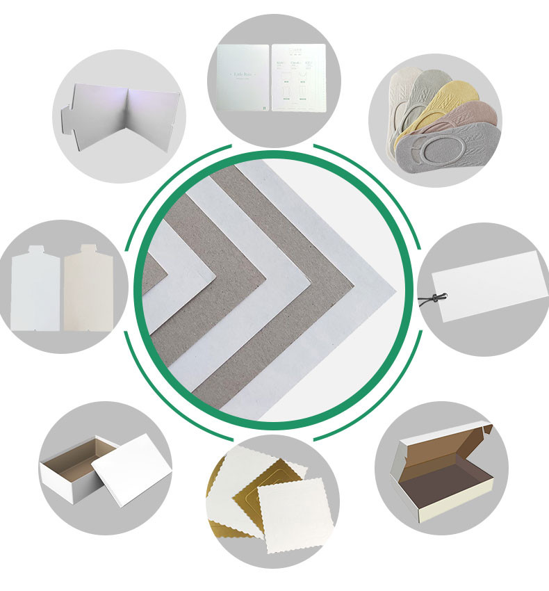 File Folder Grey Board Paper Offset printing Double Grey Paperboard