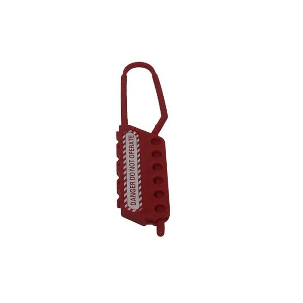 Nylon Lock Out Hasp Available 6PCS Padlocks 193 Mm Height 9 Mm Hock