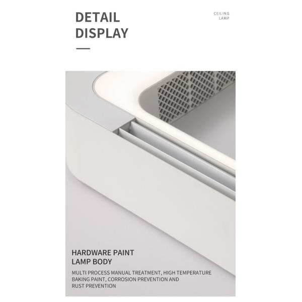 No leaf ceiling fan lamp household bedroom living room invisible air conditioner electric fan ceiling fan lamp