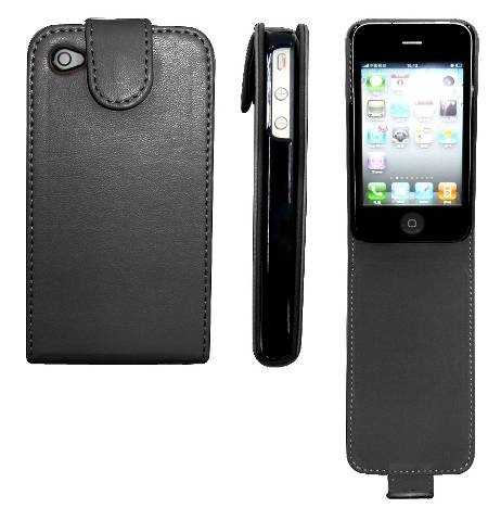 iPhone4S Deluxe Flip Leather Case