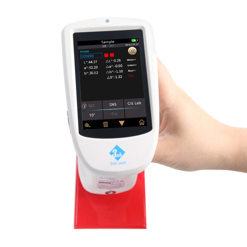 TS7700 D/8 Handheld Colorimeter Color Test Instrument 3nh With 400-700nm Wavelength