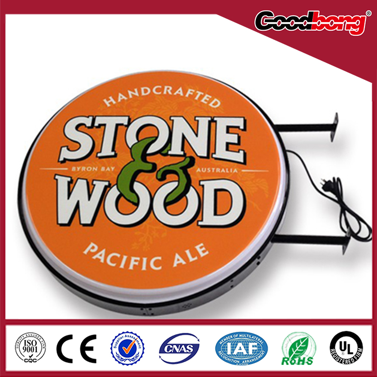 Hot Sale Manufacturer LED Vacuum Forming Outdoor Sucking Round Sign Box