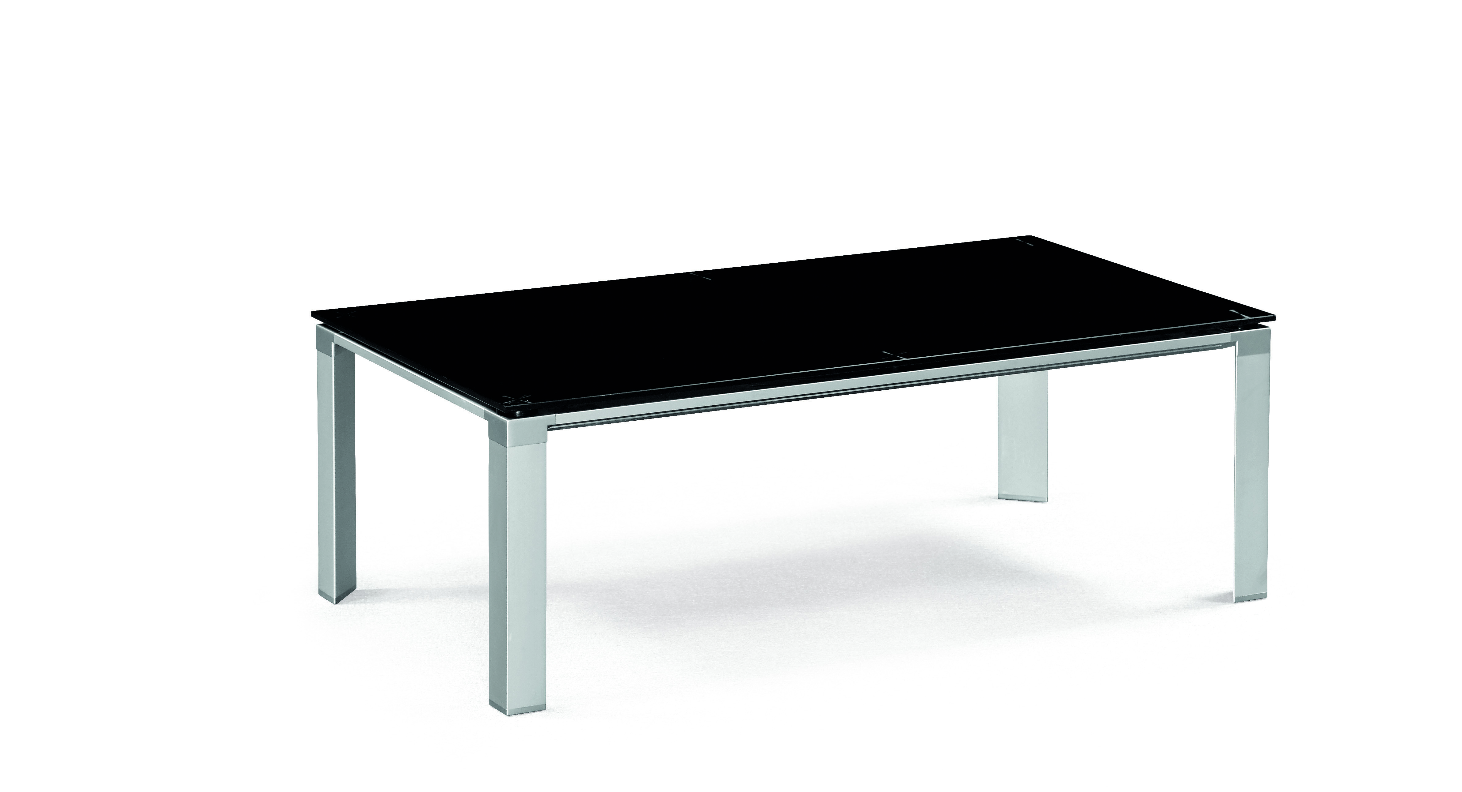 Rectangle Contemporary Coffee Tables Easy Assembly Type With Shelves