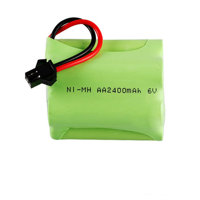 5 Cell 6V Nimh Rechargeable Battery Pack 2400mAh Apply To Emergency Light