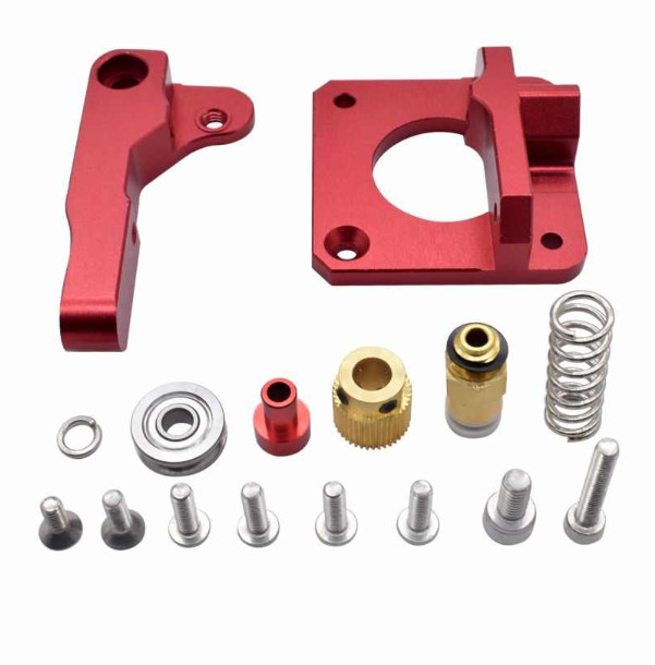 Aluminum Alloy Block Custom CNC Milling Bowden Extruder 1.75mm Filament High Precision