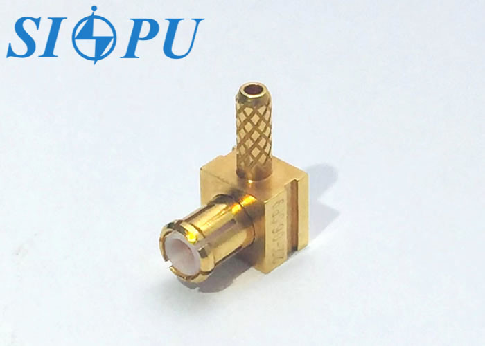 MCX Male Right-Angle RF Coaxial Connector – Compatible with RG178/U Cable