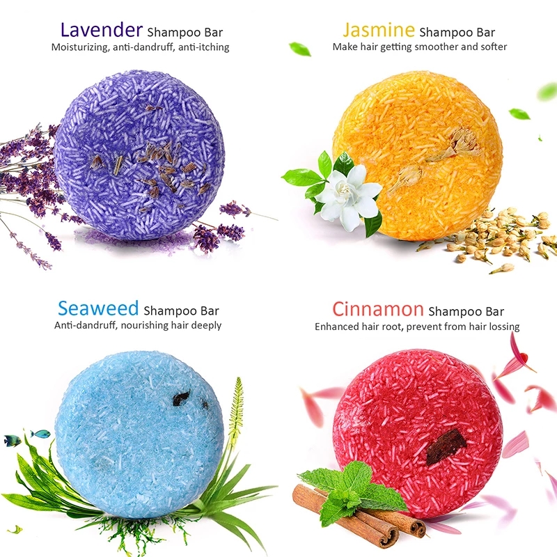 Sample Private Label Vegan Organic Handmade Hair Care Cleaning Solid Shampoo Soap Bar