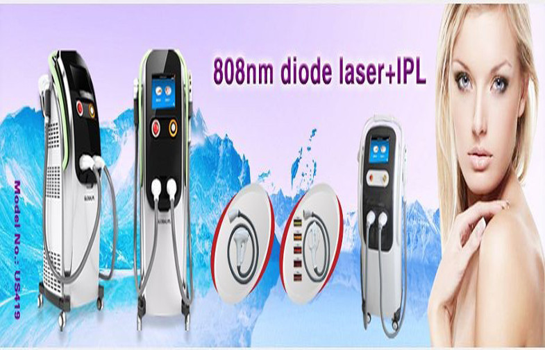 Skin Rejuvenation Safe IPL Laser Machine , SHR / LHR Diode Laser Machine