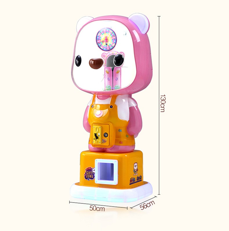 Amusement Game Center 151*38*47CM Coin Operated Plastic Toy Capsule Vending Machine