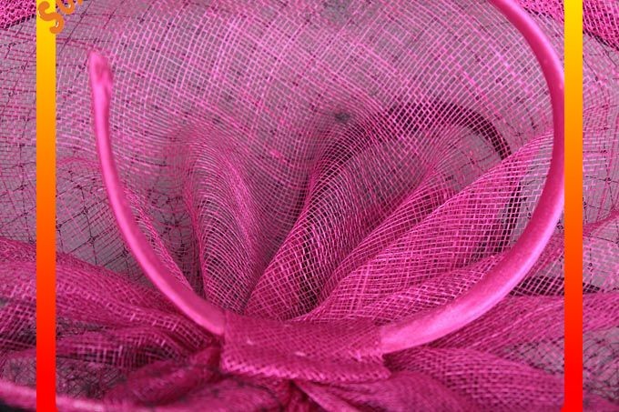 0918 hot sale fashion sinamay fascinators hats and caps with veil ,Fancy Sinamay fascinator from Sun Accessory