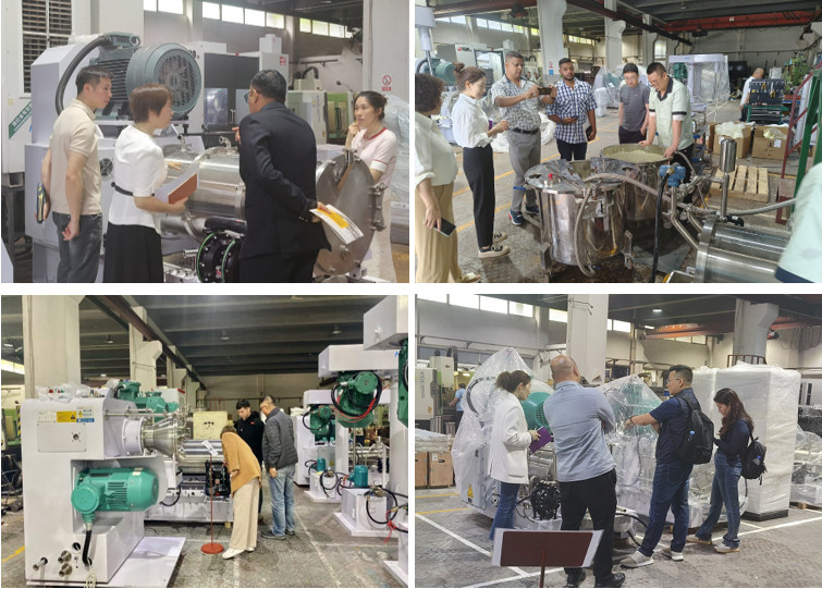 SUS304 Bead Mill For Paint CE 55KW Pin Type Grinding sand Mill Machine