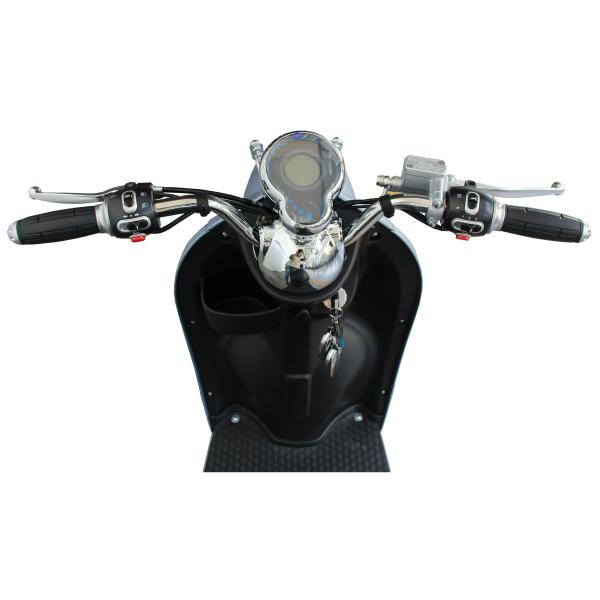 High Speed Certified Electric Moped Scooter 1600W DC Brushless Motor