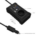 12V 220V Mini Dc To Ac GaN PD Fast Charger Converter USA UK EU Socket 150W Pure