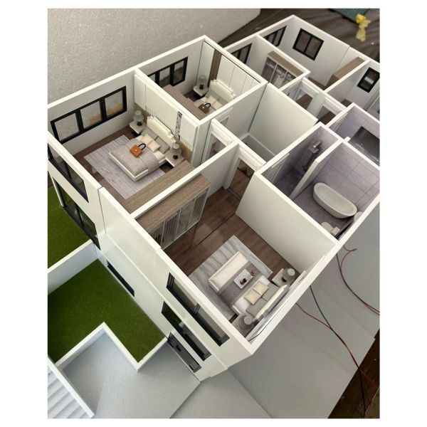 Modern Architectural Scale Model - Deluxe Edition with Detailed Interior & Exterior Design