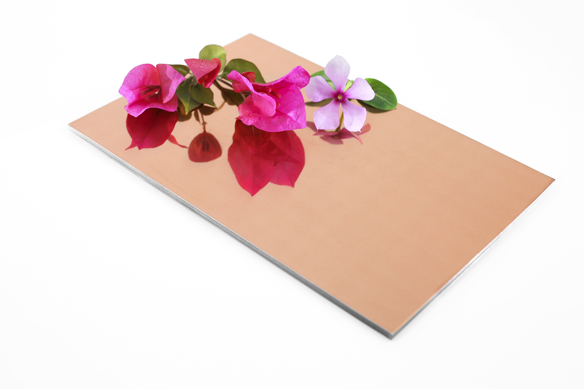 Gray Mirror Finish UV Resistance Fire Rating B1/A1 Aluminum Composite Panel ACP Sheet 48 X 96 Inch