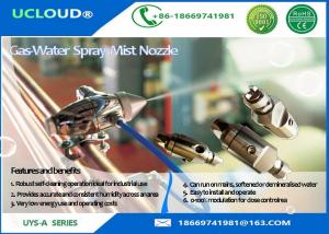 China Low Air Pressure Vee Jet Misting System Nozzles With Wide Angle For Agricultural on sale