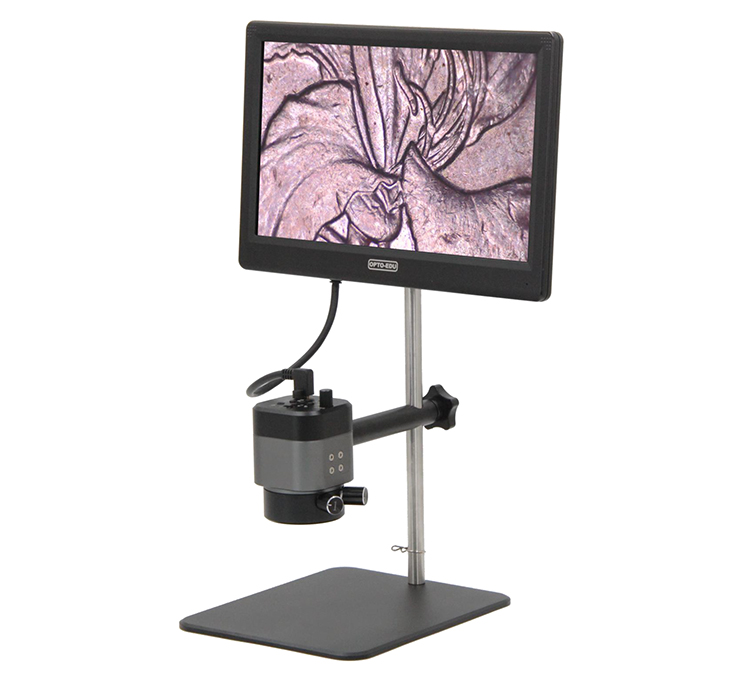 12.5" LCD HDMI USB Digital Microscope 6x - 39.4x 2.0M Real Time Auto
