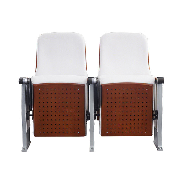High End Aluminum Stand ABS Tablet Folding Auditorium Chairs Fireproof