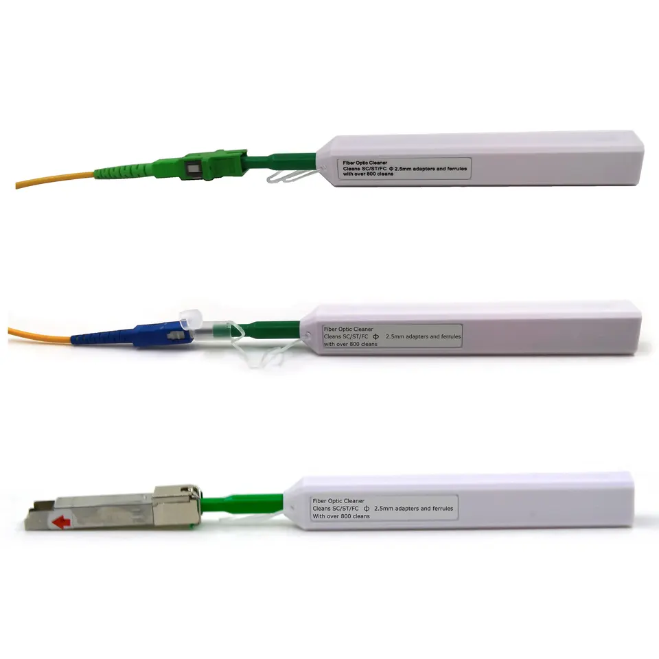 LC SC ST FC Fiber Optic Connector Cleaner 1.25mm 2.5mm Ferrule