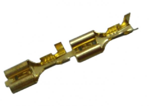 Buy Polishing Metal Stamping Parts Golden Brass Female Terminals for Car at wholesale prices