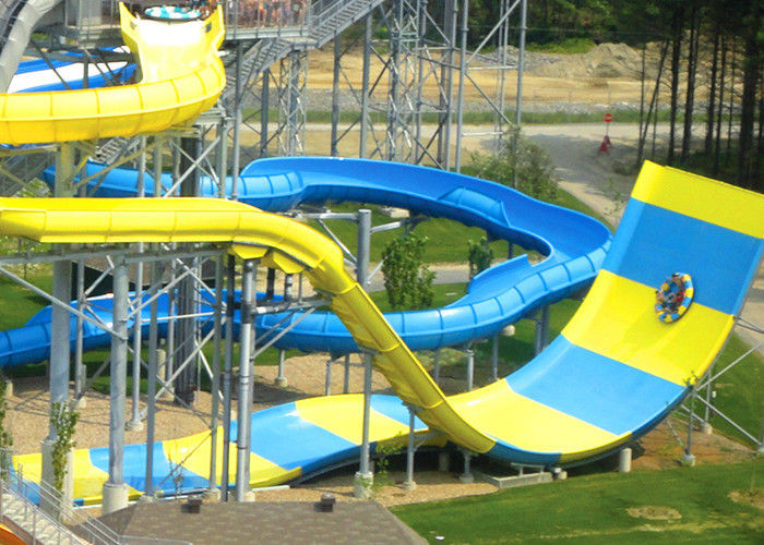 Aqua Park Huge Outdoor Water Slide Adult Fiberglass Boomerang Waterslide