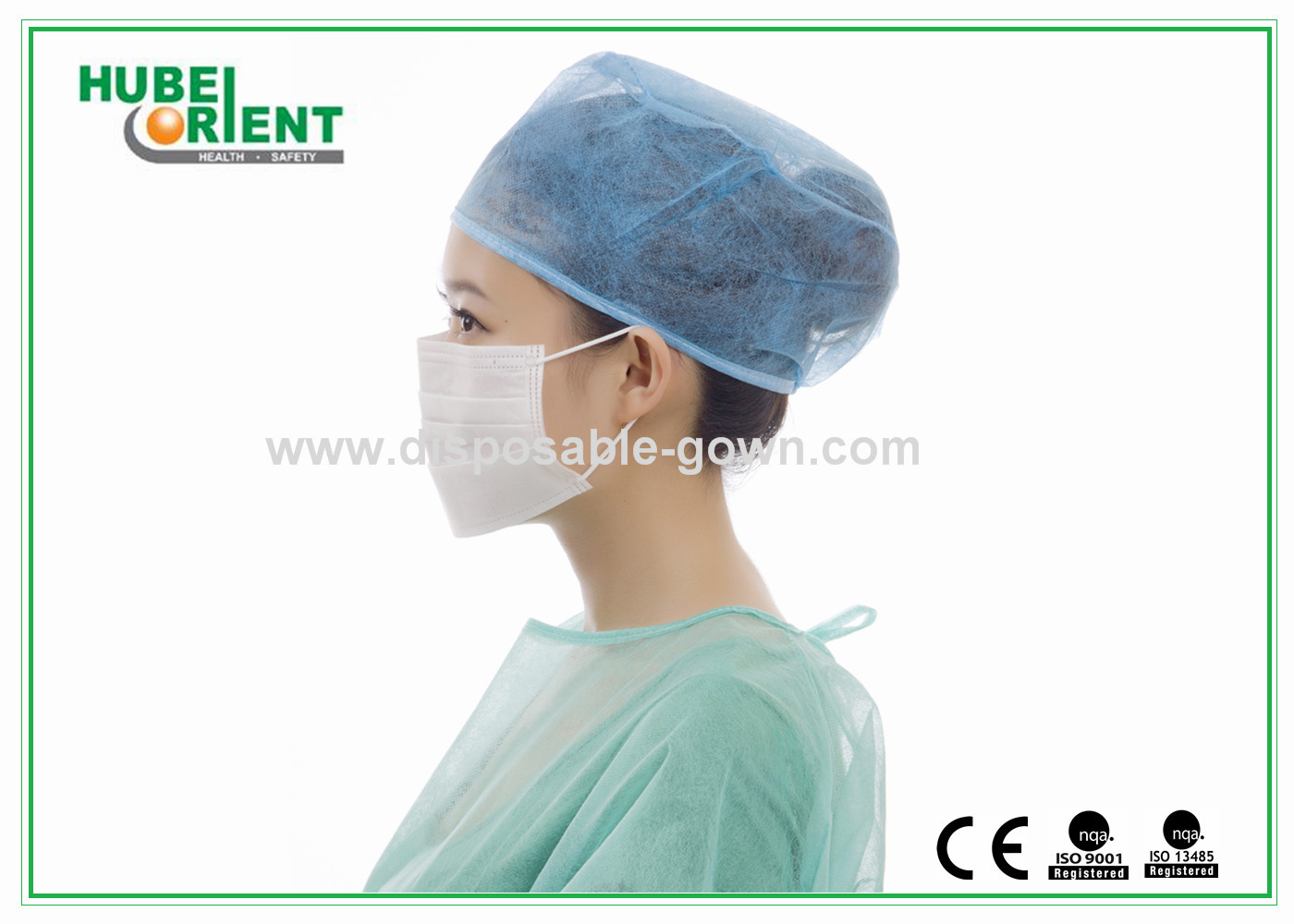 3 Ply Anti Static Poly Cellulose Disposable Face Mask With Earloop