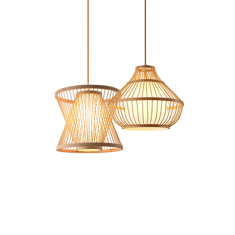 Wicker pendant Lamp shade For Kitchen Dining room Lighting Fixtures (WH-WP-11)
