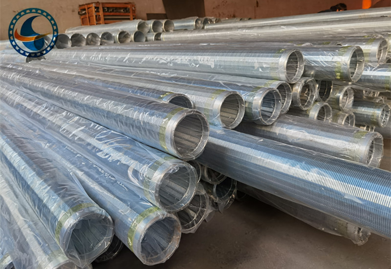 3-1/2" Slot 20 V Wire Screen Pipe Low Carbon Galvanized