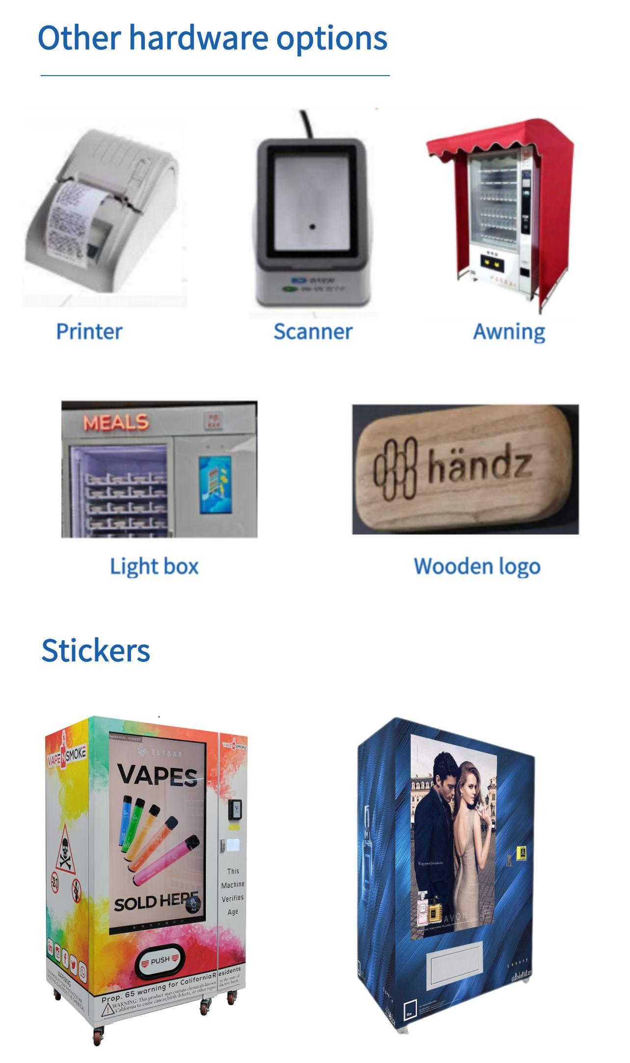 Other vending machine options