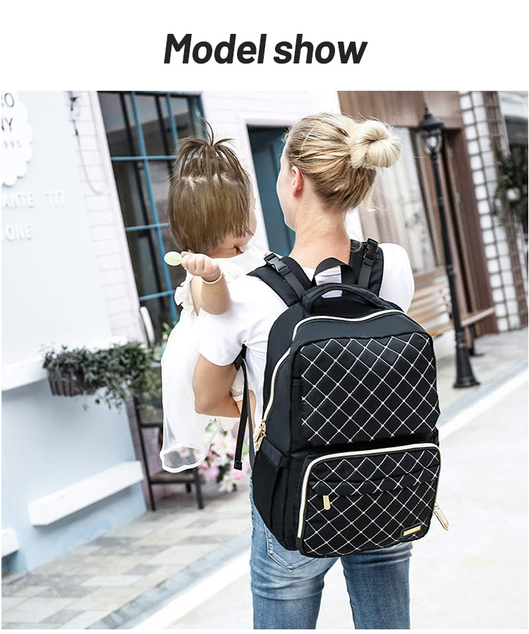 New Large-capacity Diaper Bag Multi functional Backpack Mummy Bag Small Fresh Mother and Baby Backpack