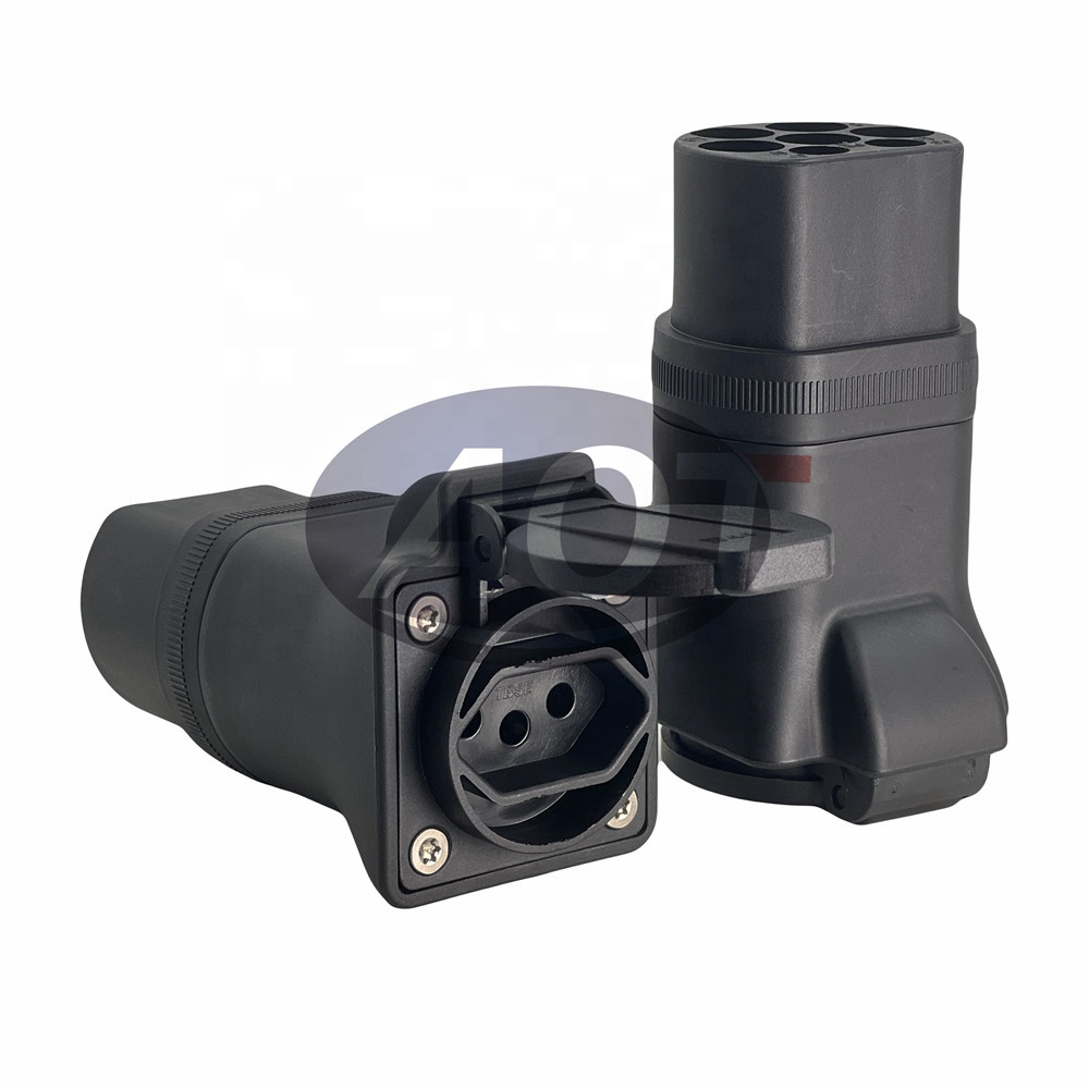 16A V2L EV Connector To Brazil Socket 3.6 KW Advanced V2L Discharge Type 2 Adapter For MG / Hyundai