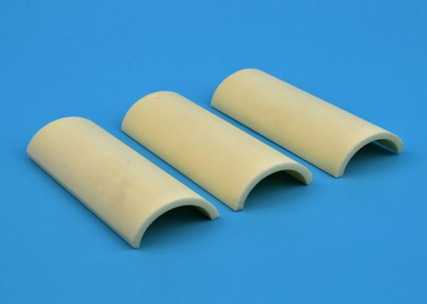 Buy Customized Half Round Ceramic Tube / Protective Sleeve For Security Equipment at wholesale prices