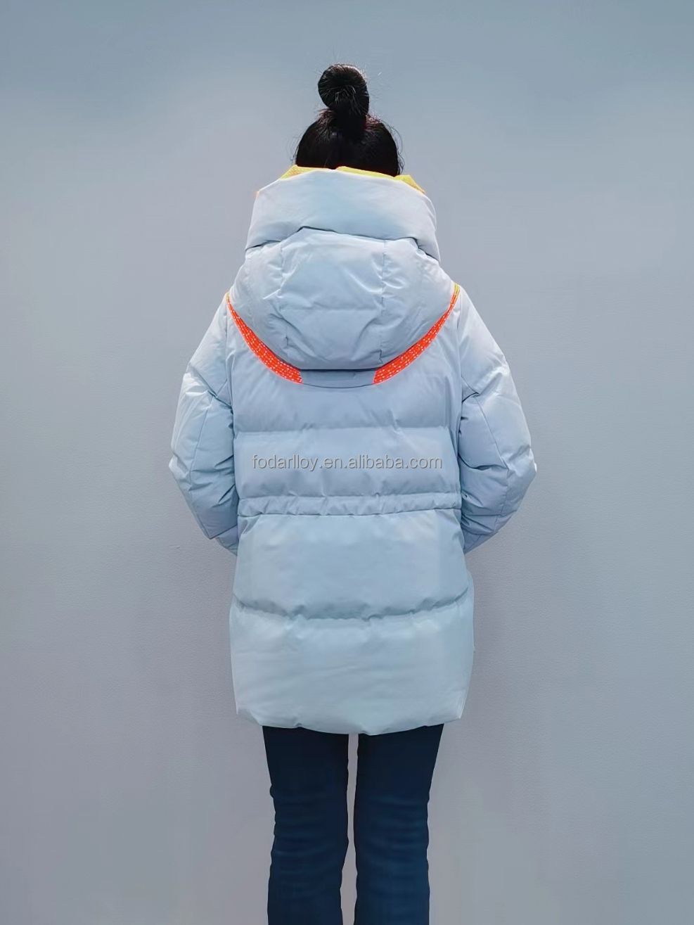 FODARLLO YF22531 Ladies Warm Hooded Cotton-padded Clothes Women Slim Long Winter Jackets Women Coats