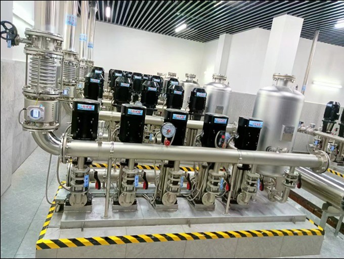 Non-negative Pressure Frequency Conversion Water Supply System High-rise