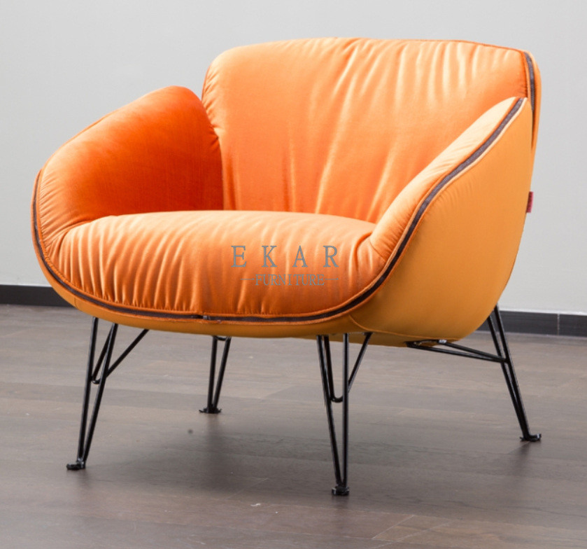 Modern Recliner Living Room Fabric Leisure Chair