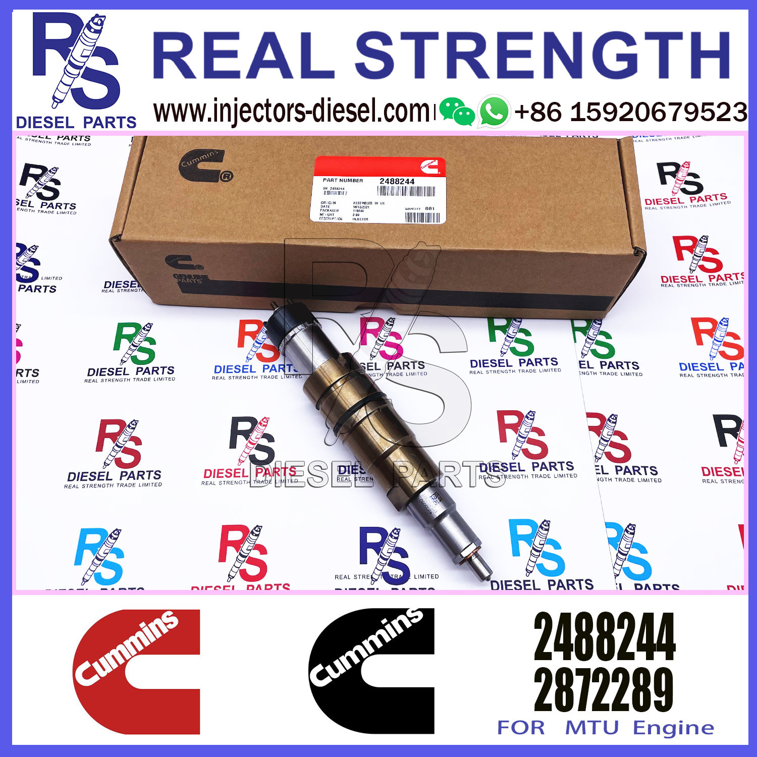 2057401 Diesel Engine RDC13A DC16A XPI Fuel Injector 2232307 574423 2057401 2086663 2488244