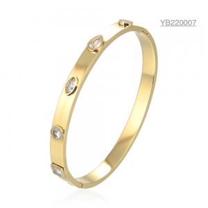 Quality 12g CZ Diamond Gold Bracelet for sale