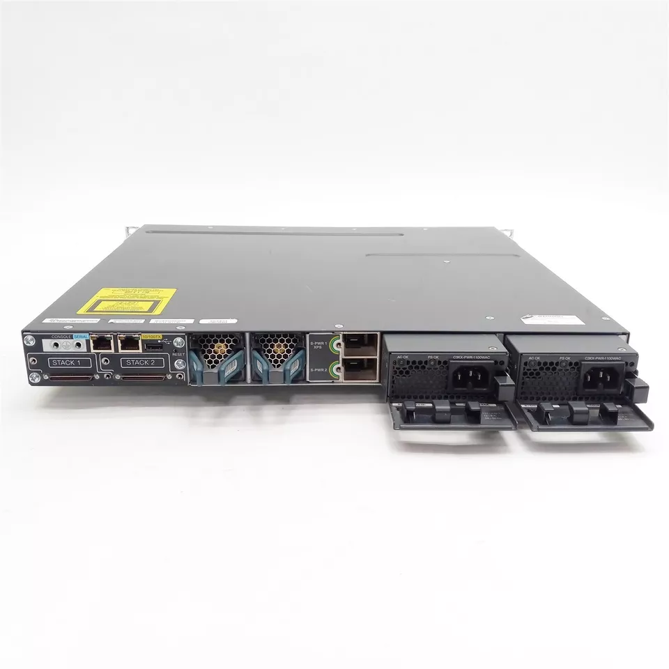 WS-C3750X-48PF-L 3750X 48 Port Full PoE Switch Switch Capacity Suitable for Workstation