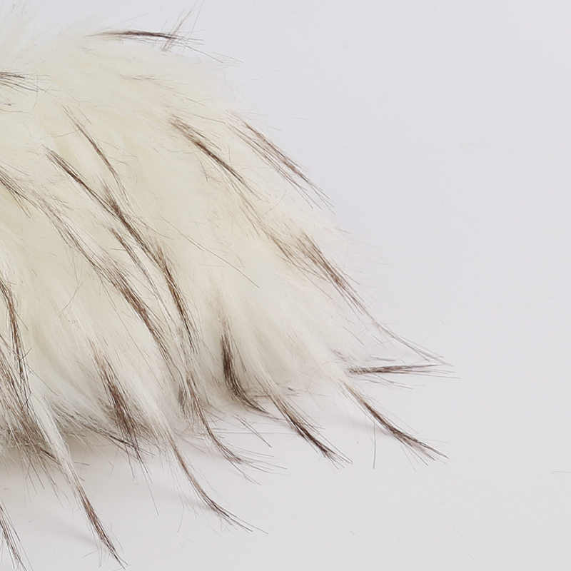 Tip Dye Murmasky Fluffy Long Pile Faux Raccoon Fur Fabric For Garments Density