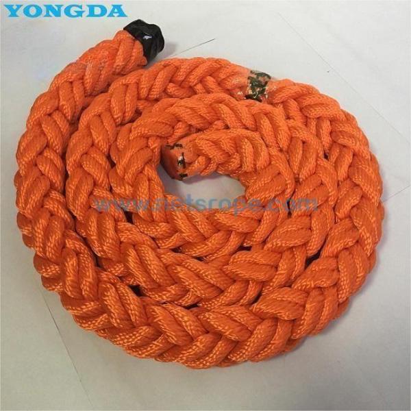 High Tensity Polyester Filament Braided Rope 48mm 6 Strand