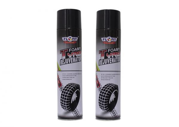 Buy Tyre Waterless Car Wash Products , Tire Shine Spray Foam Cleaner Non Toxic at wholesale prices
